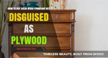 Spotting Genuine Solid Wood Furniture: Avoid Plywood Disguises with Ease