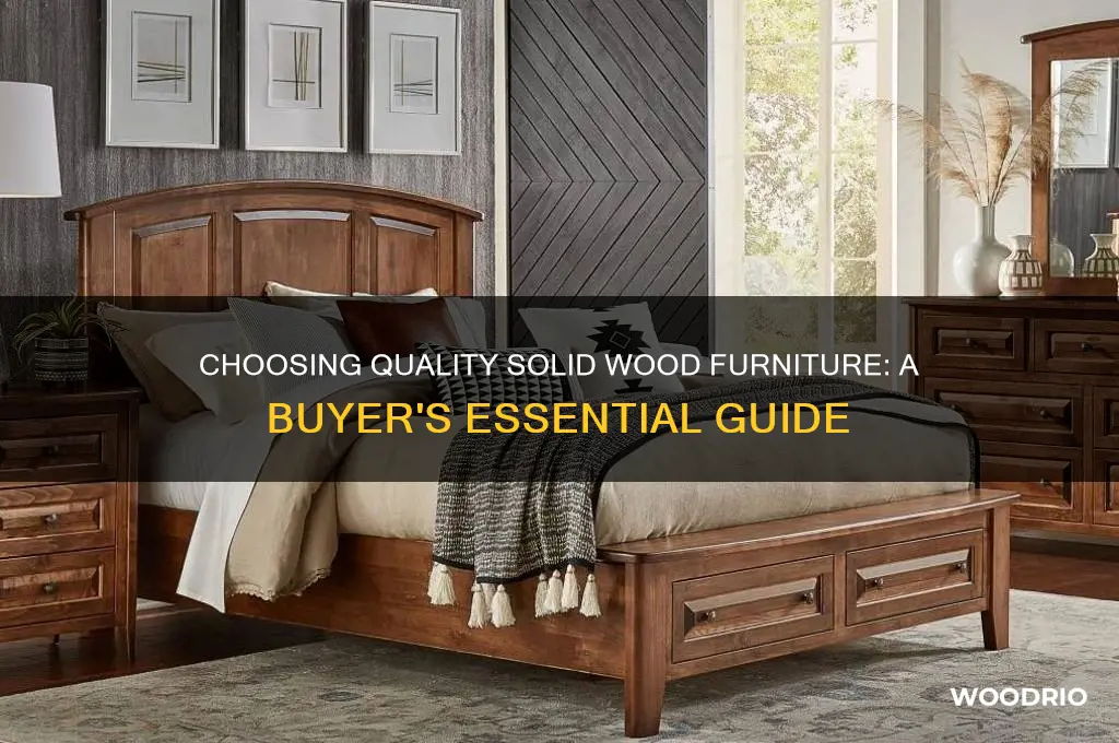 how to buy solid wood furniture