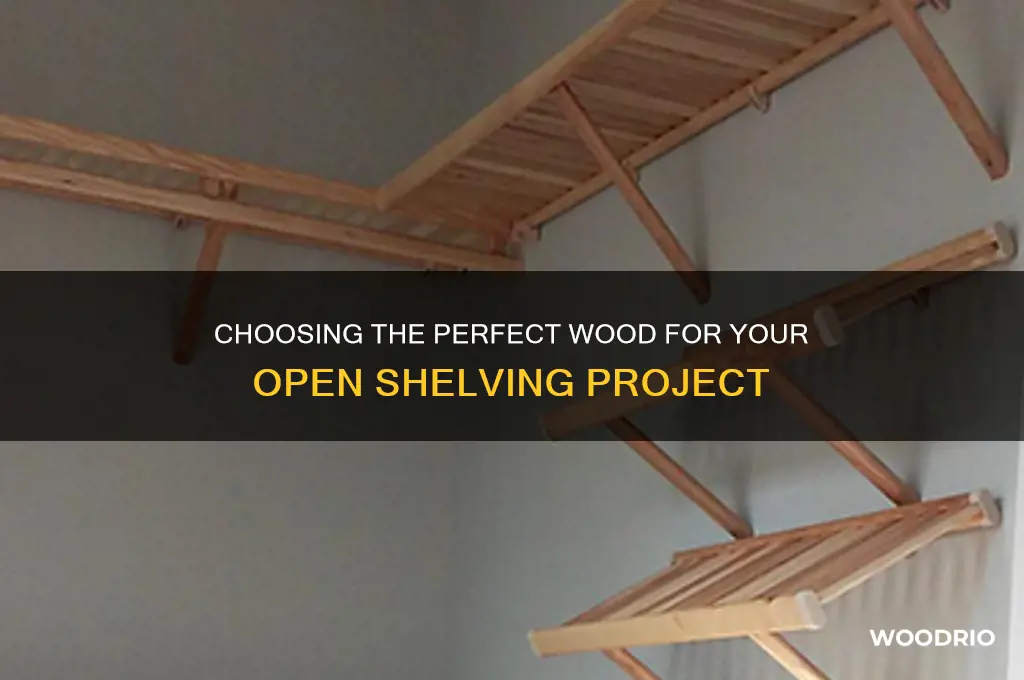 how to buy wood for open shelving