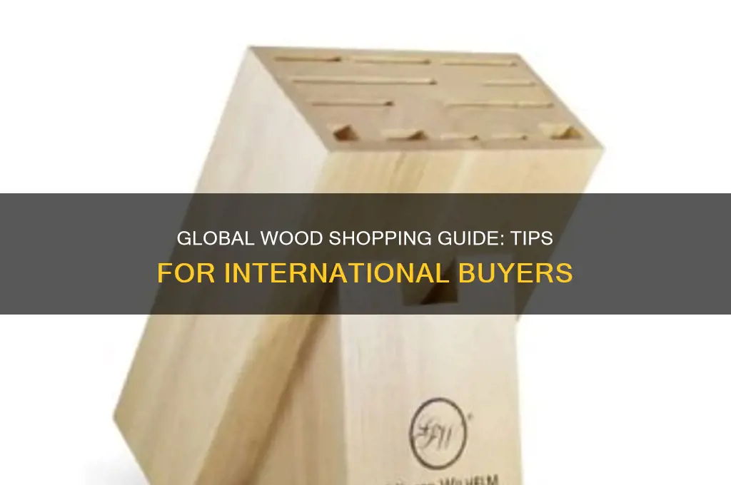 how to buy wood products internationationally