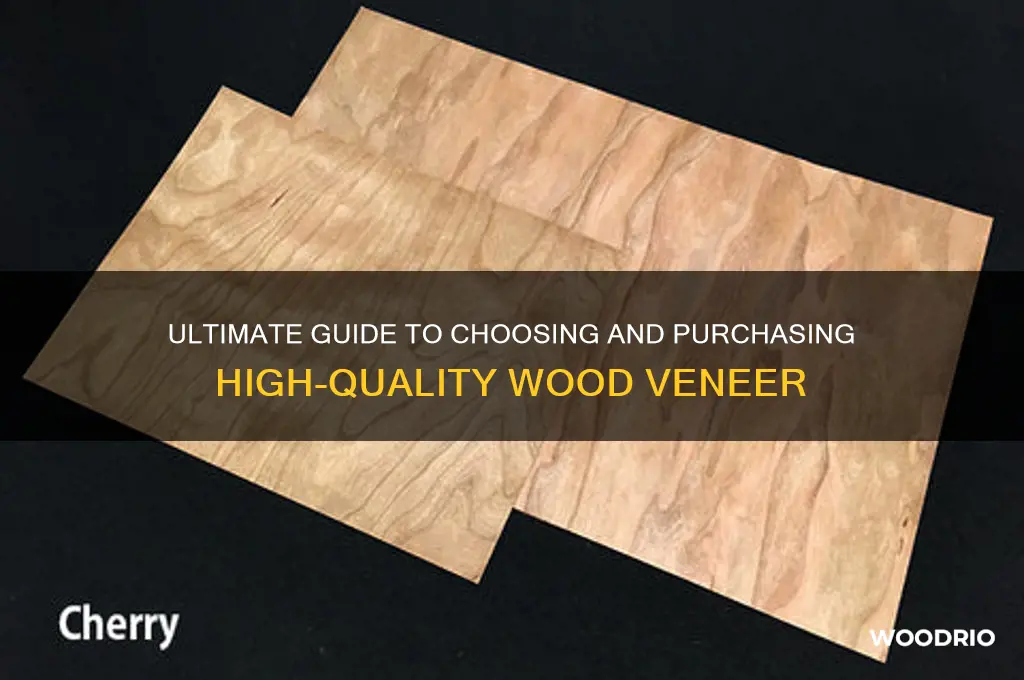 how to buy wood veneer