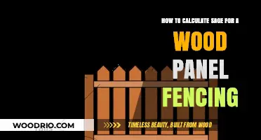 Calculate Sage for Wood Panel Fencing: A Step-by-Step Guide