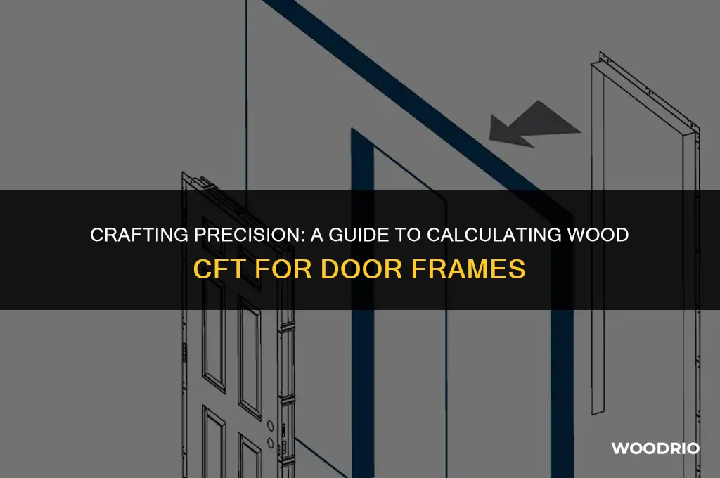 how to calculate wood cft for door frame