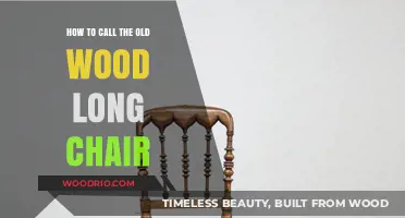 Reviving Vintage Charm: Properly Naming the Old Wood Long Chair