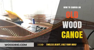 Revive Your Vintage Wood Canoe: A Step-by-Step Canvas Restoration Guide