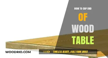 Capping Your Wood Table: A Step-by-Step Guide to Perfect End Protection