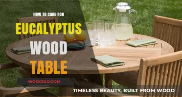 Caring for Your Eucalyptus Wood Table: Essential Tips and Tricks