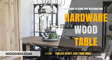 Caring for Your Restoration Hardware Wood Table: Essential Tips and Tricks