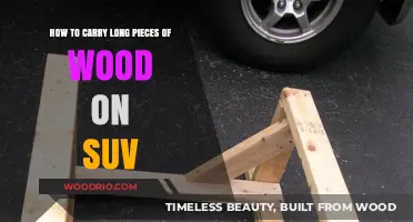 Safely Transporting Long Wood Pieces on Your SUV: Expert Tips