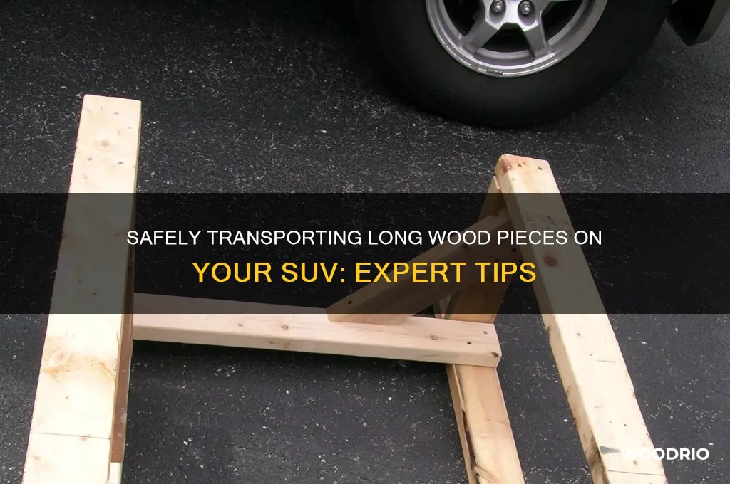 how to carry long pieces of wood on suv