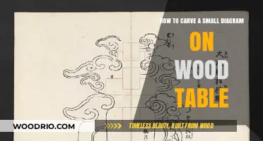 Mastering Wood Carving: Crafting a Small Diagram on Your Table