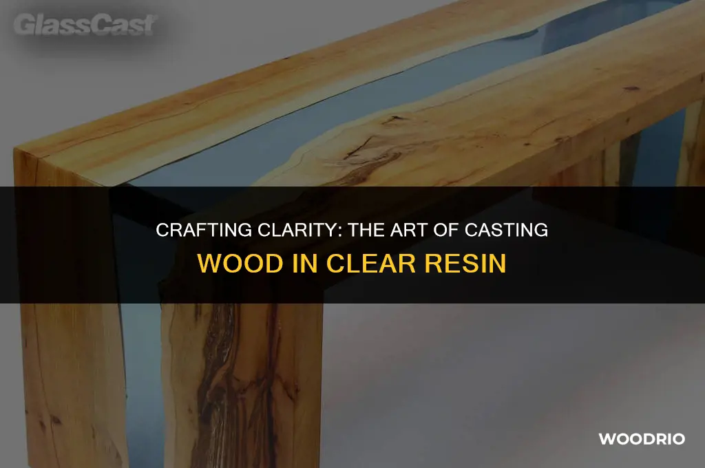 how to cast wood in clear resin