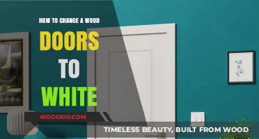 Transforming Your Wooden Door to White: A Step-by-Step Guide