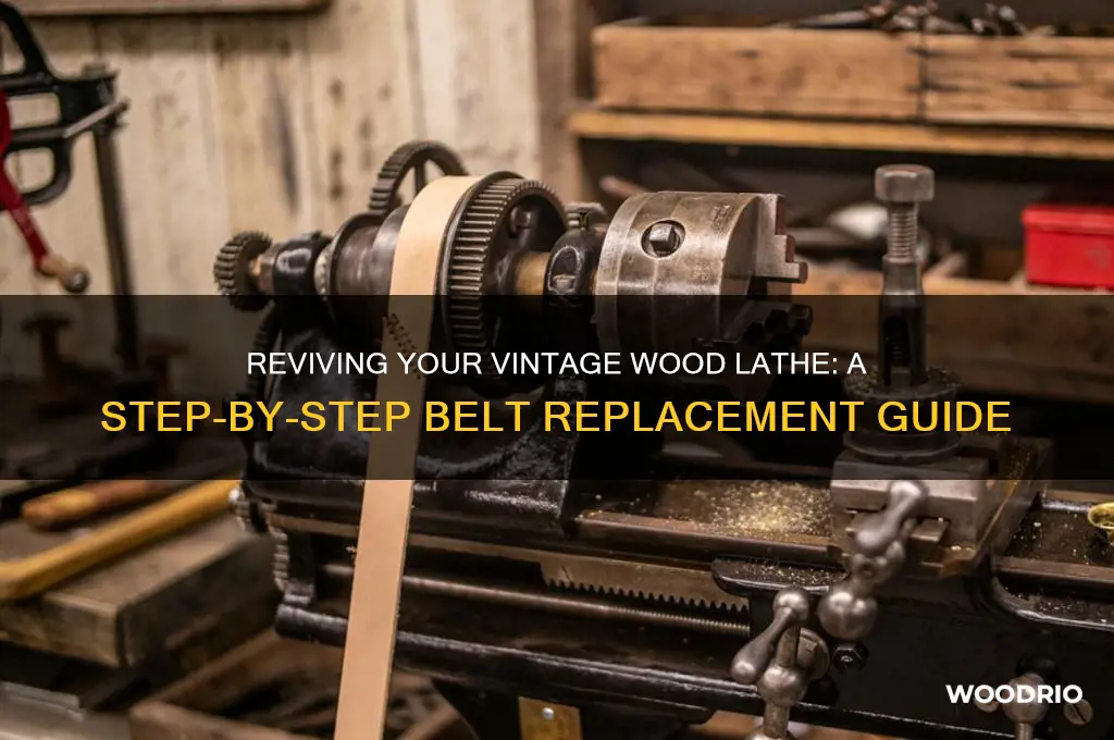 how to change belt on old 1940