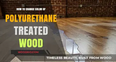 Revamping Your Space: A Guide to Changing the Color of Polyurethane-Treated Wood