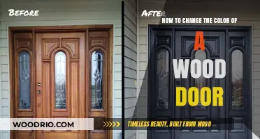 Revamp Your Entrance: A Guide to Changing Your Wood Door's Color