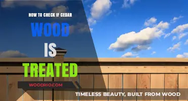 Identifying Treated Cedar Wood: A Comprehensive Guide