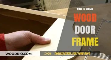Crafting Elegance: A Guide to Chiseling Your Wood Door Frame