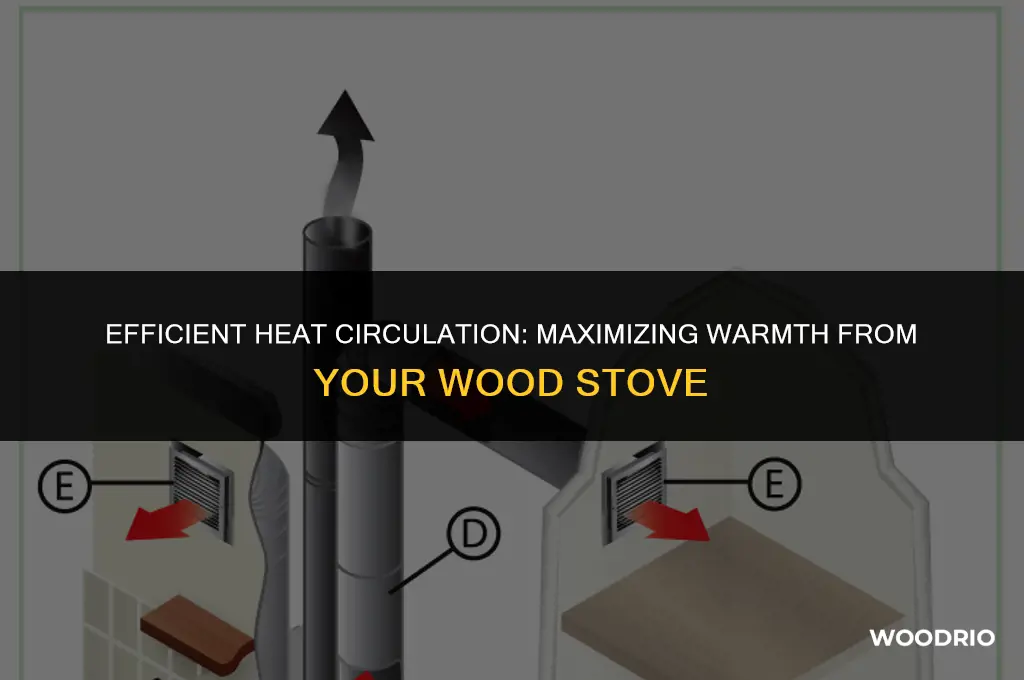 how to circulate heat from wood stove