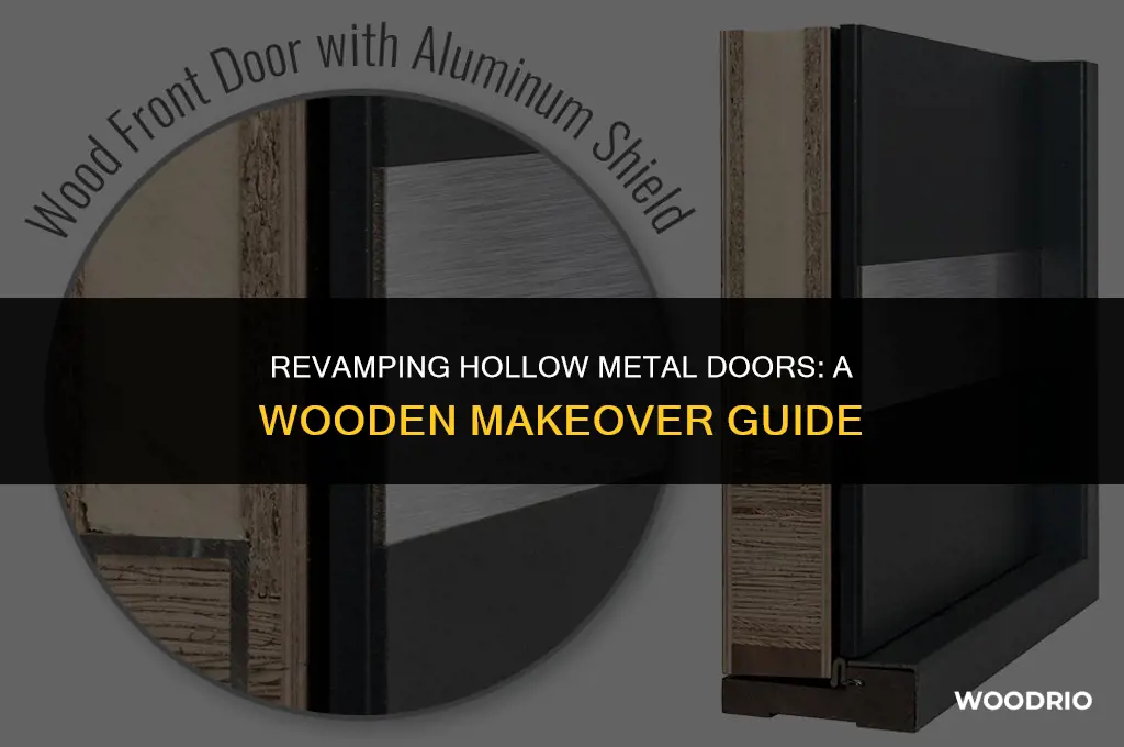 how to clad hollow metal doors with wood