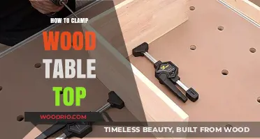 Mastering Woodworking: Clamping Techniques for a Perfect Table Top Finish