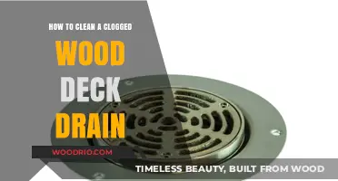 Unclogging Your Wood Deck Drain: A Step-by-Step Guide