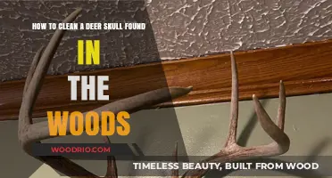 Unearthing Nature's Treasures: A Guide to Cleaning Deer Skulls Found in the Woods