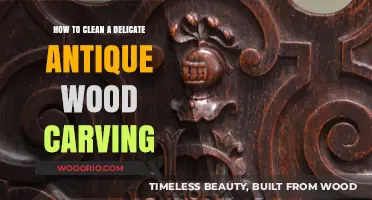 Preserving Treasures: A Guide to Cleaning Delicate Antique Wood Carvings