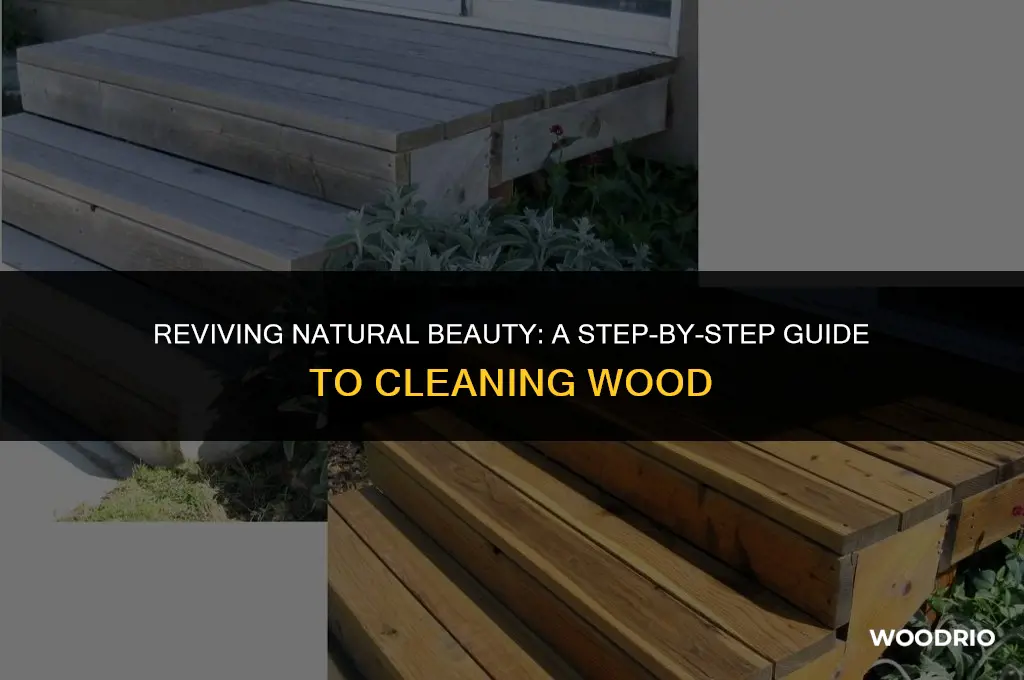how to clean a piece of wood
