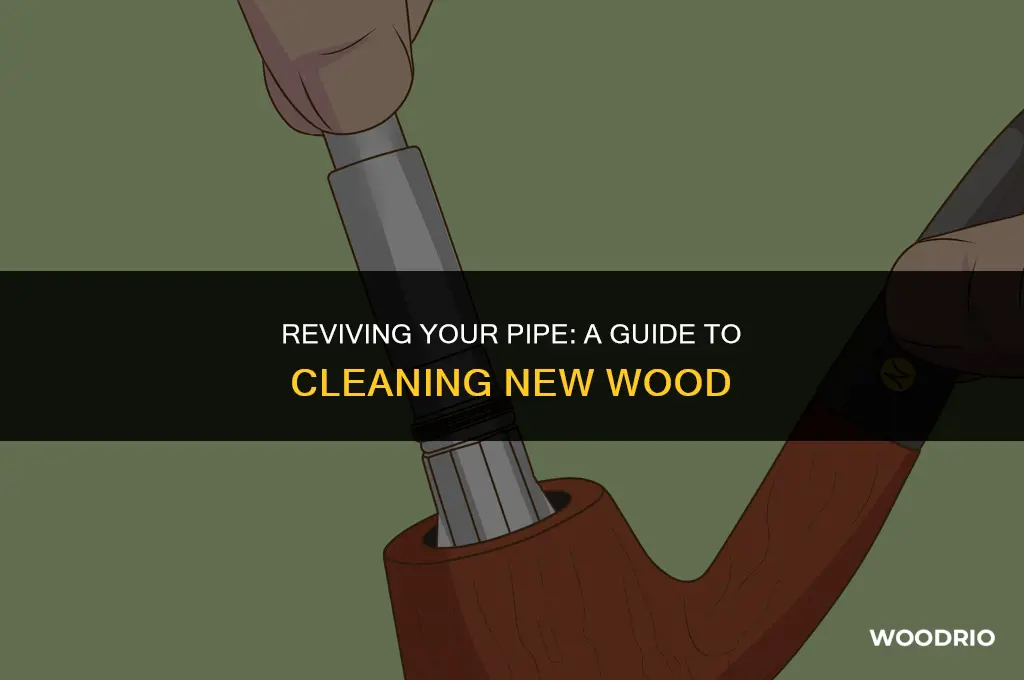 how to clean a pipe like new wood