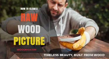 Reviving Natural Beauty: A Guide to Cleaning Raw Wood Pictures