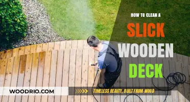 Revive Your Deck: A Simple Guide to Cleaning Slick Wooden Surfaces