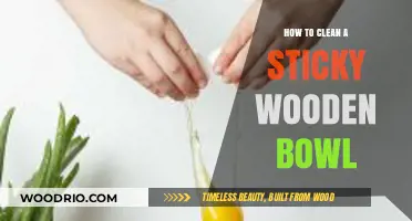 Reviving Your Wooden Bowl: A Simple Guide to Removing Stickiness