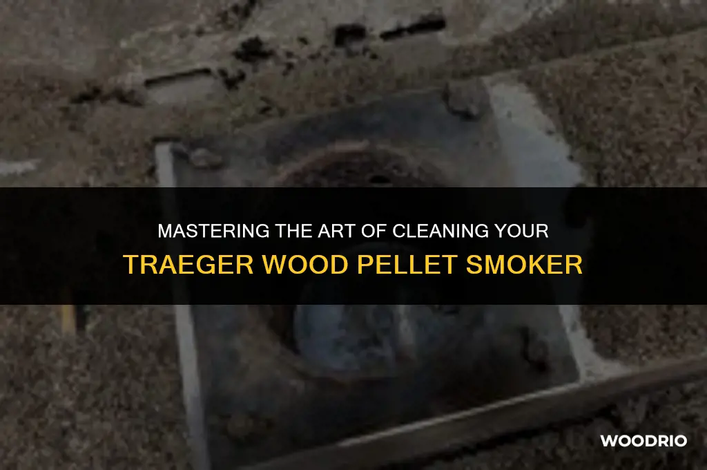 how to clean a treager wood pelete smoker