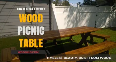 Revive Your Treated Wood Picnic Table: A Step-by-Step Cleaning Guide