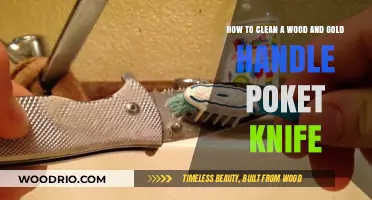 Polishing Perfection: A Guide to Cleaning Wood and Gold Pocket Knives