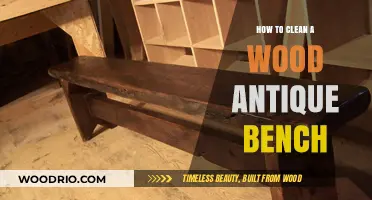 Restoring Elegance: A Guide to Cleaning Your Wood Antique Bench
