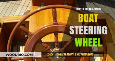 Polishing the Helm: A Guide to Cleaning Your Wood Boat Steering Wheel