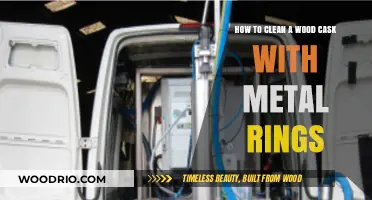 Reviving Tradition: The Art of Cleaning a Metal-Ringed Wood Cask