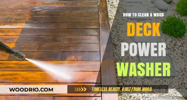 Revitalize Your Wood Deck: A Power Washer Cleaning Guide
