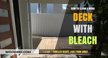 Revive Your Wood Deck: A Step-by-Step Guide to Cleaning with Bleach