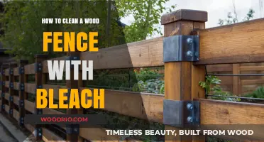 Revive Your Wood Fence: A Simple Bleach Cleaning Guide