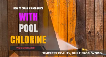 Revive Your Wood Fence: A Simple Guide to Cleaning with Pool Chlorine