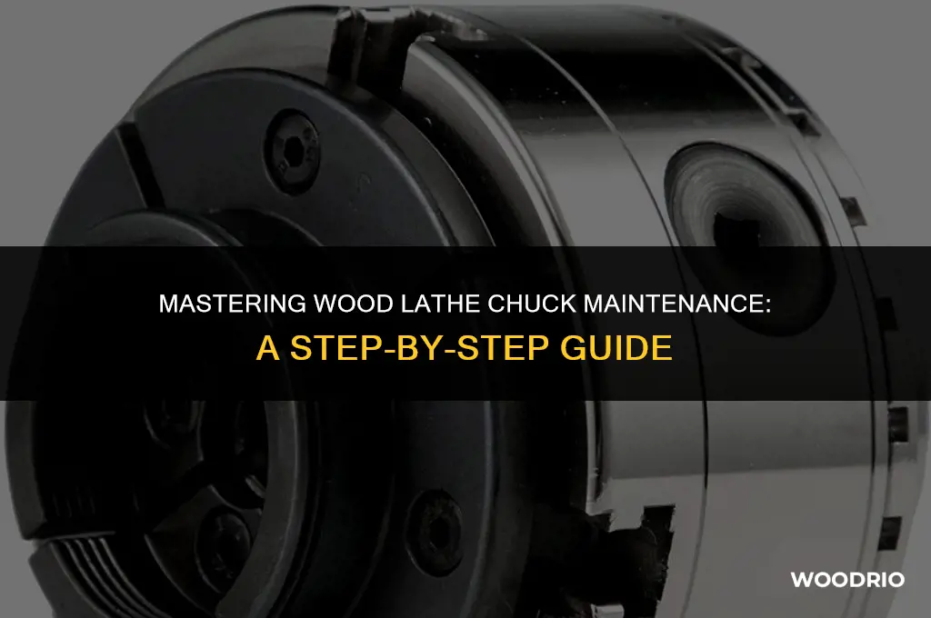 how to clean a wood lathe chuck