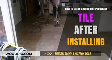 Effortless Cleaning: Maintaining Wood-Look Porcelain Tiles Post-Installation