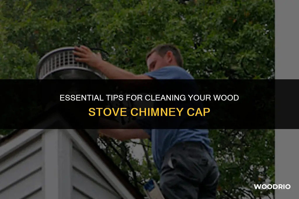 how to clean a wood stove chimney cap