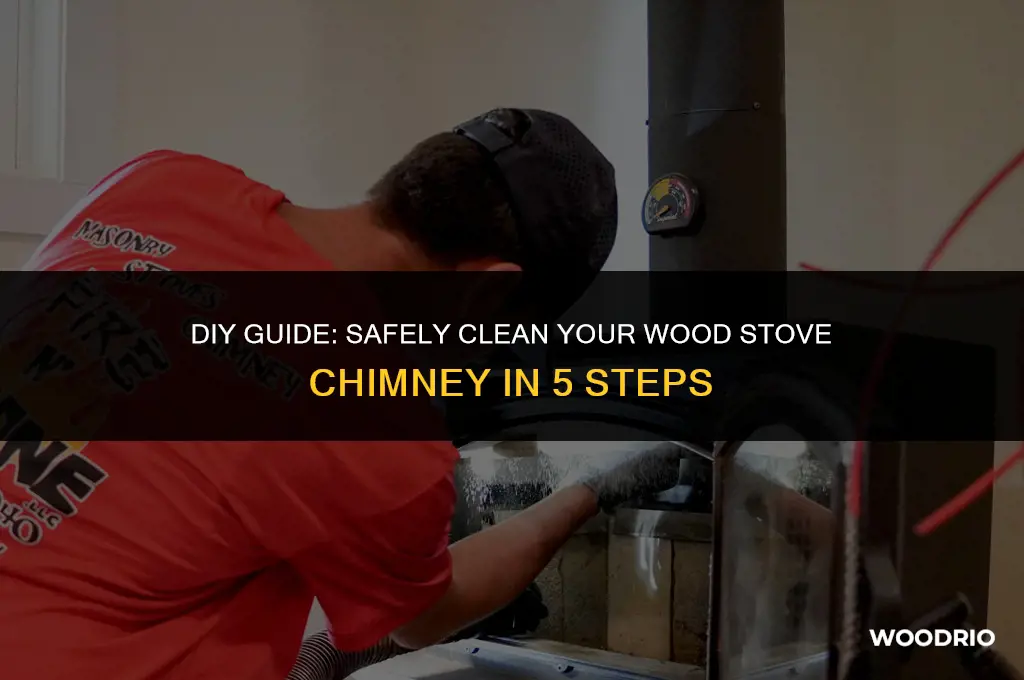 how to clean a wood stove chimney yourself