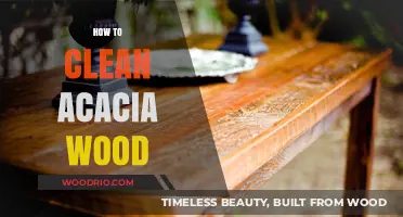 Acacia Wood Care: A Comprehensive Guide to Cleaning and Maintenance