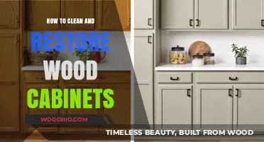 Revive Your Kitchen: A Guide to Cleaning and Restoring Wood Cabinets