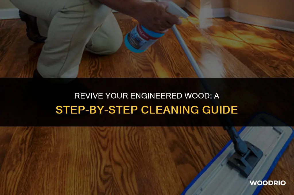 how to clean engineered wood